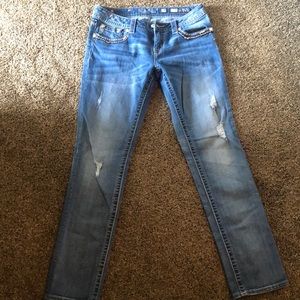 Miss me jeans, boyfriend ankle, size 29